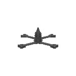 Ventas calientes IFlight AOS5 5R 5 pulgadas 228mm Light Race Drone Frame Kit Marco de fibra de carbono con brazo de 6mm 5 "RC Racing para Uav Drone